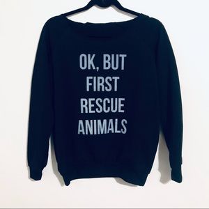 Over The Limit Black Sweatshirt (S)